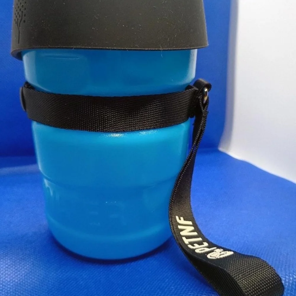 Blue Portable Dog Water Bottle